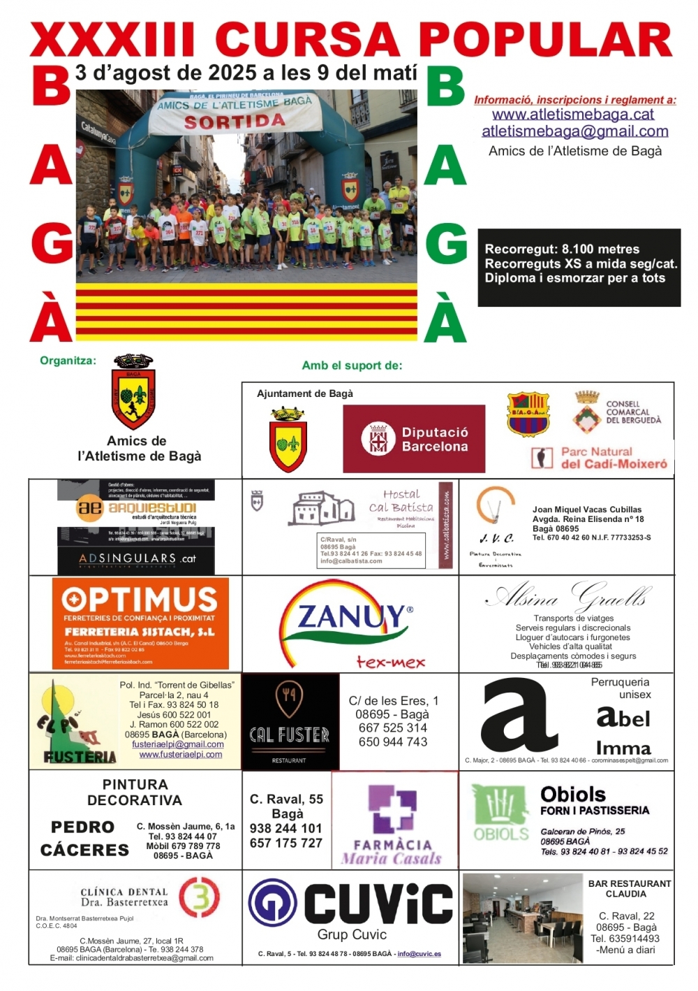 CURSA POPULAR - Amics de l'Atletisme Bagà